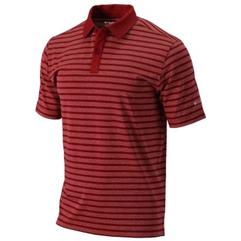 Columbia Polo Heren, Golf Omni-Wick Gamer Rood, 83UQRVLNE